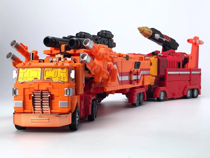 Load image into Gallery viewer, Fans Hobby - MasterBuilder - MB06D Power Baser + MB-11D God Armour (Orange Set)

