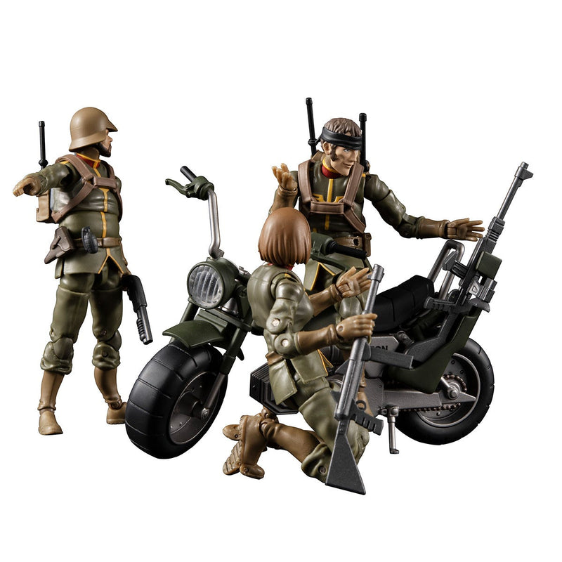 Load image into Gallery viewer, Gundam Military Generation - Principality of Zeon 08 - VSP General Soldier &amp; Exclusive Motorcycle
