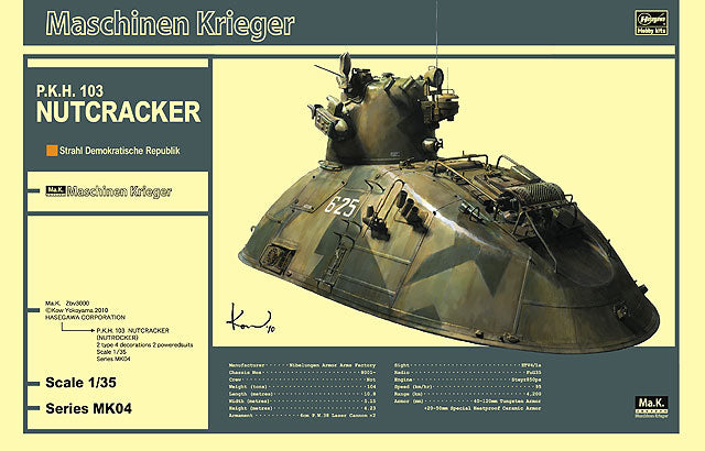 Load image into Gallery viewer, Hasegawa - Maschinen Krieger: Robot Battle V - PKH 103 Nutcracker 1/35
