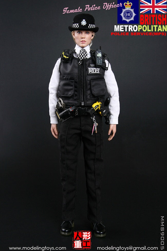 Load image into Gallery viewer, Modeling Toys - Military Series: British Metropolitan Police Service - Female Police Officer
