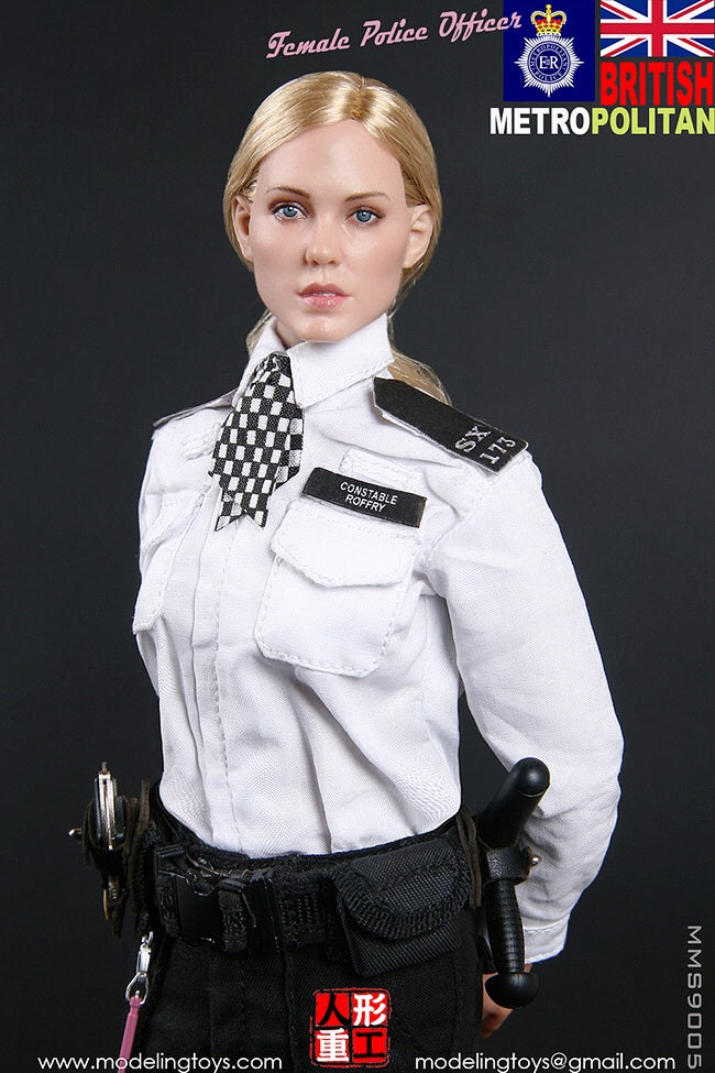 Load image into Gallery viewer, Modeling Toys - Military Series: British Metropolitan Police Service - Female Police Officer
