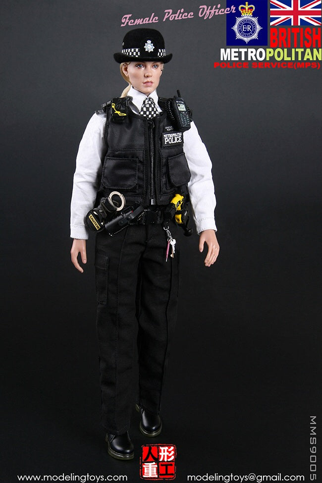 Load image into Gallery viewer, Modeling Toys - Military Series: British Metropolitan Police Service - Female Police Officer
