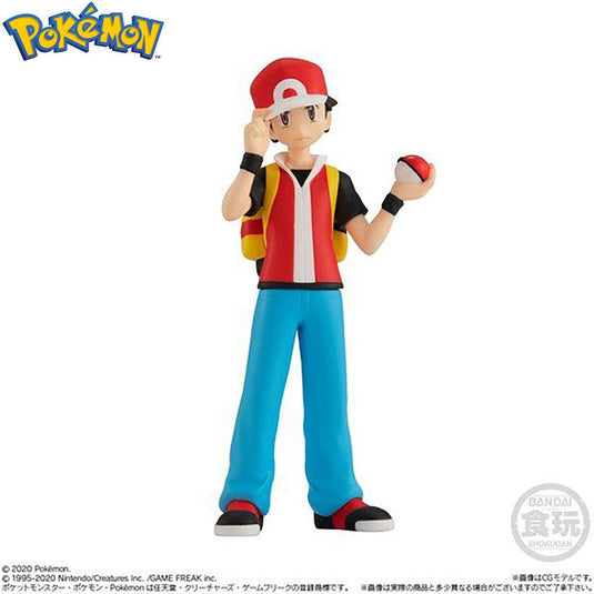 Bandai - Pokemon Scale World - Kanto Region Figure: Red and Snorlax