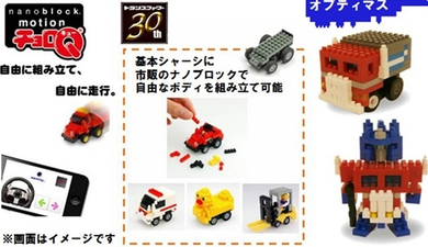 Transformers Nanoblock Motion Choro-Q - Optimus Prime