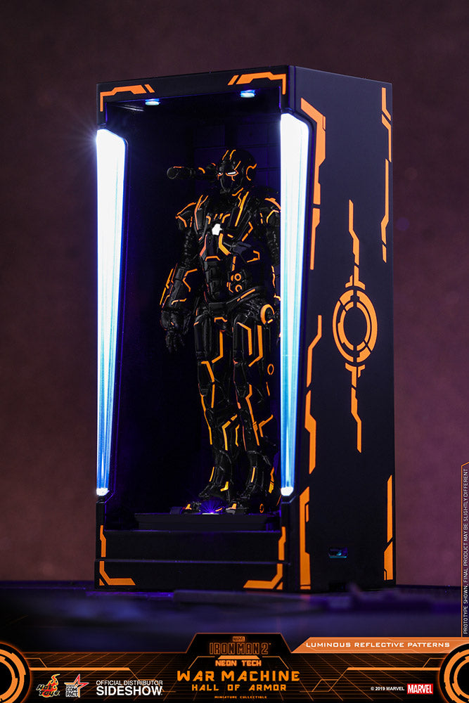 Load image into Gallery viewer, Hot Toys - Diorama Series - Neon Tech War Machine Hall of Armor
