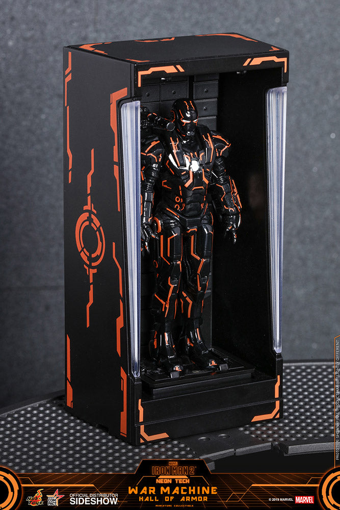 Load image into Gallery viewer, Hot Toys - Diorama Series - Neon Tech War Machine Hall of Armor
