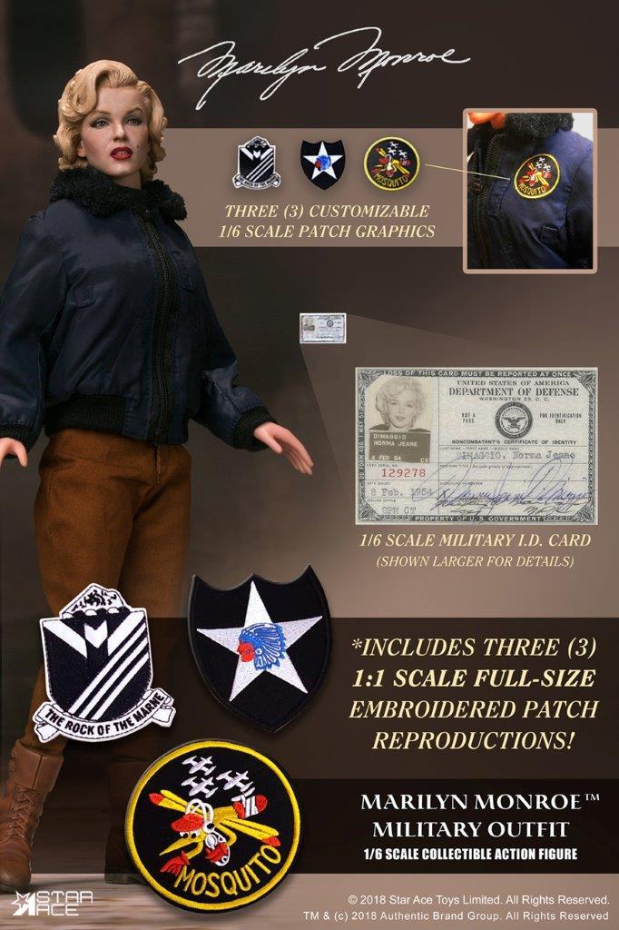 Load image into Gallery viewer, Star Ace - Marilyn Monroe Military Outfit
