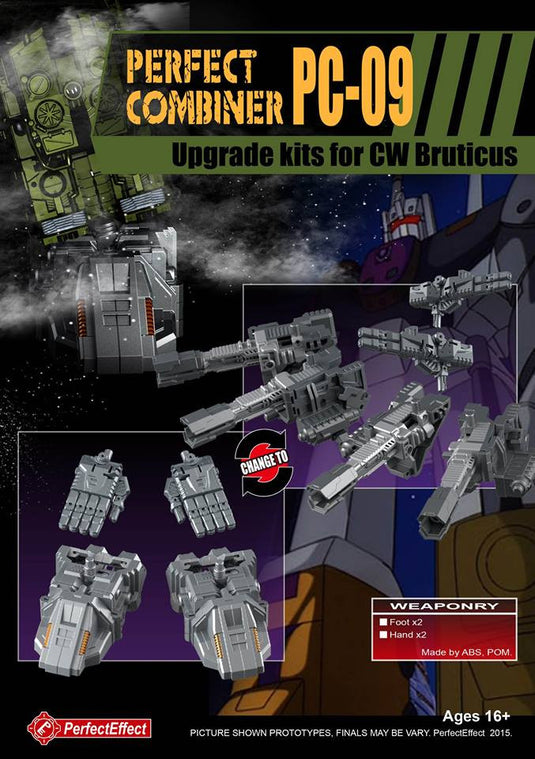 Perfect Effect - PC-09 Perfect Combiner Upgrade Set for Combiner Wars Bruticus