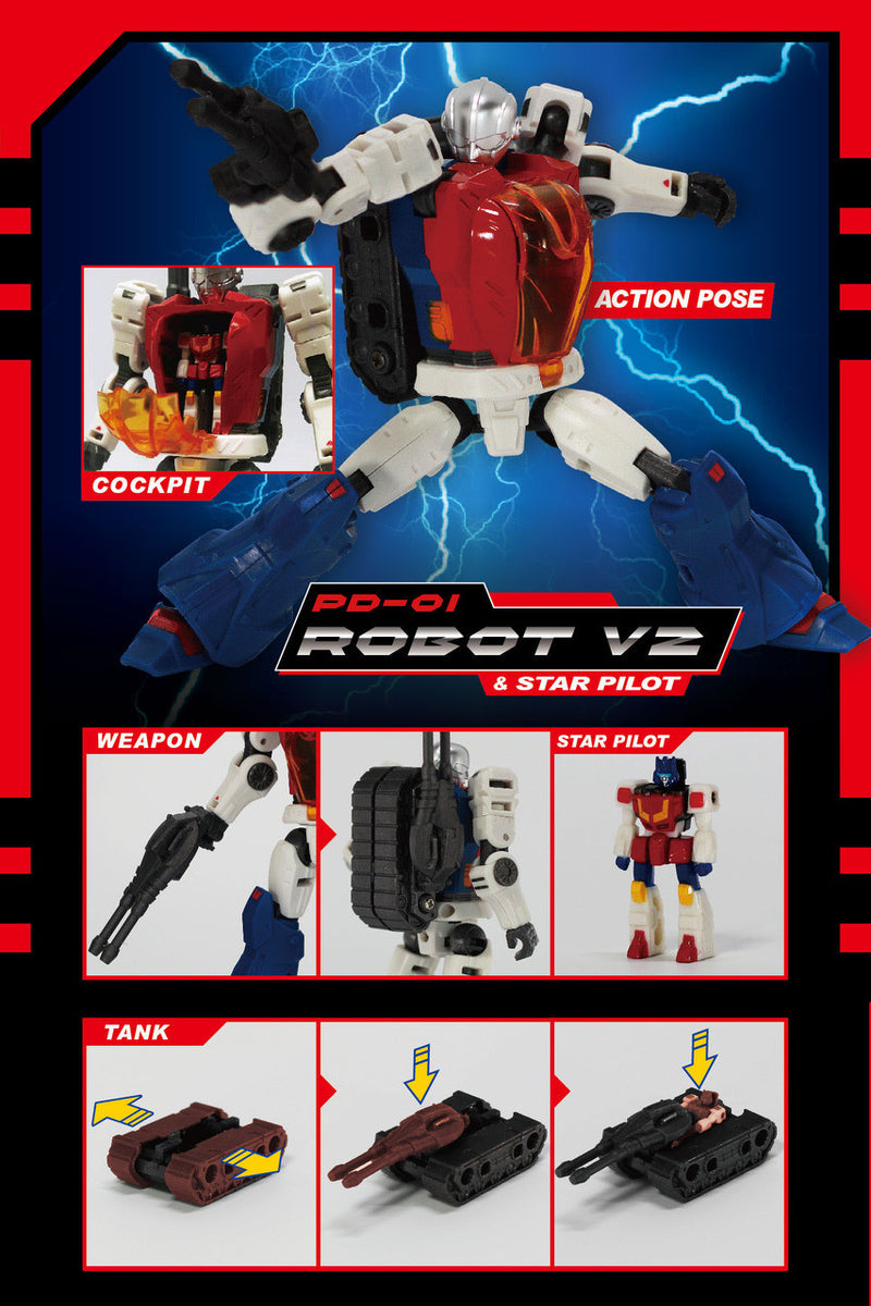Load image into Gallery viewer, Perfect Effect - PD-01 Robot V2 and Star Pilot
