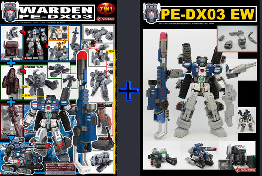 PE DX-03 Warden & PE-DX03EW Add-on Kit Set