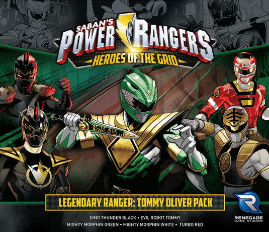 Renegade Game Studios - Power Rangers: Heroes of the Grid - Legendary Ranger: Tommy Oliver Pack