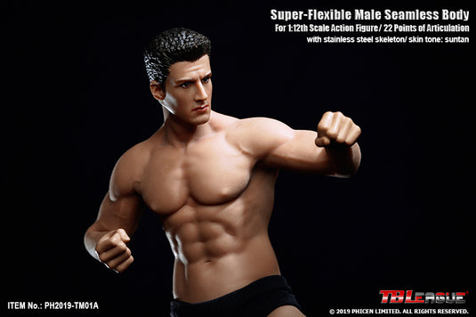 TBLeague - 1/12 Super Flexible Male Seamless Body - TM01A