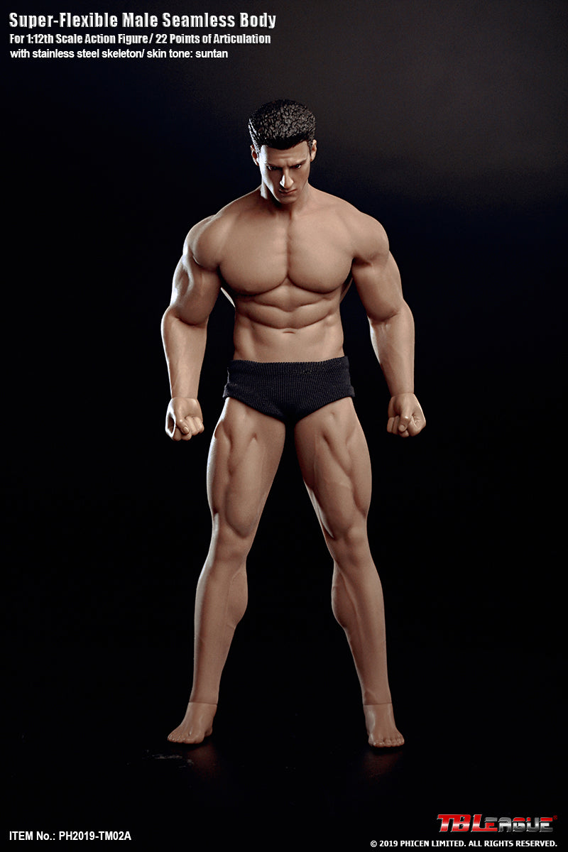 Load image into Gallery viewer, TBLeague - 1/12 Super Flexible Male Seamless Body - TM02A
