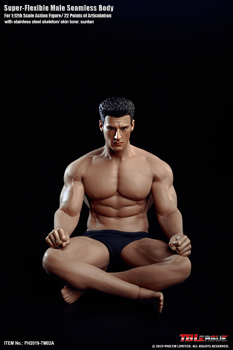 Load image into Gallery viewer, TBLeague - 1/12 Super Flexible Male Seamless Body - TM02A
