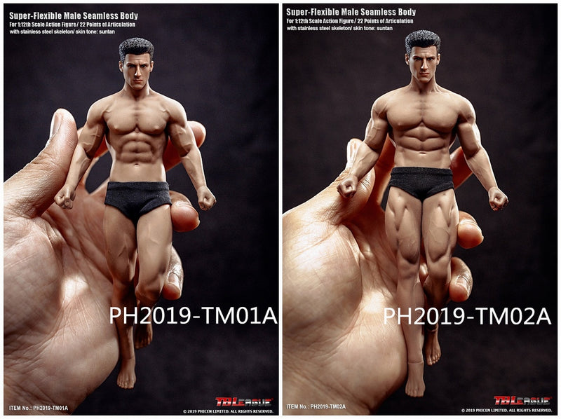 Load image into Gallery viewer, TBLeague - 1/12 Super Flexible Male Seamless Body - TM02A
