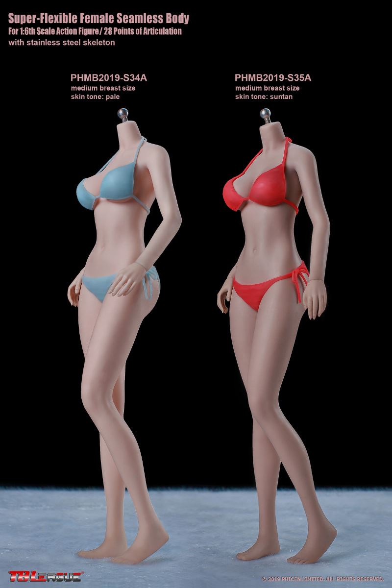 Load image into Gallery viewer, TBLeague - Girl Super-Flexible Seamless Body - S34A Pale Medium

