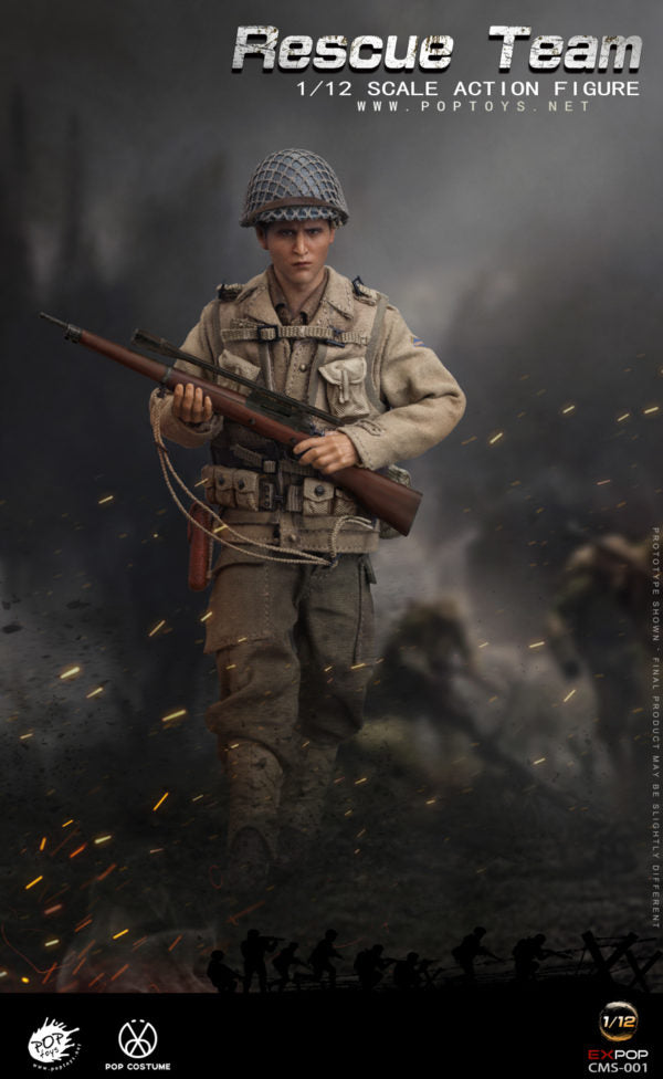 Load image into Gallery viewer, POP Toys - WWII US Rescue Squad Sniper 1/12
