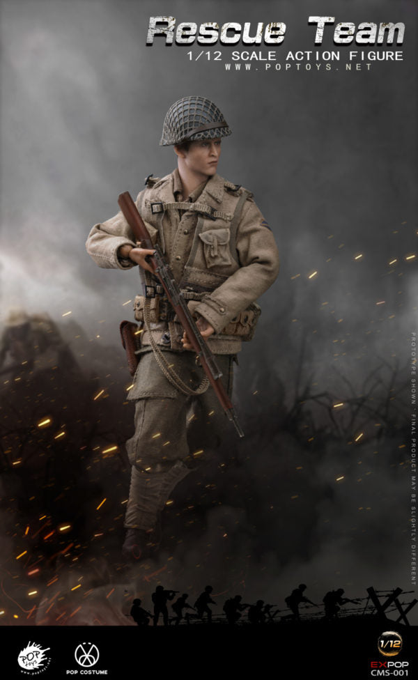 Load image into Gallery viewer, POP Toys - WWII US Rescue Squad Sniper 1/12
