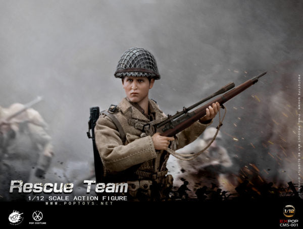 Load image into Gallery viewer, POP Toys - WWII US Rescue Squad Sniper 1/12

