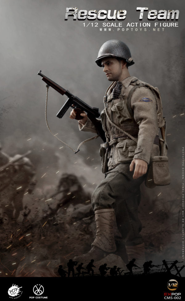 Load image into Gallery viewer, POP Toys - WWII US Rescue Squad Captain 1/12
