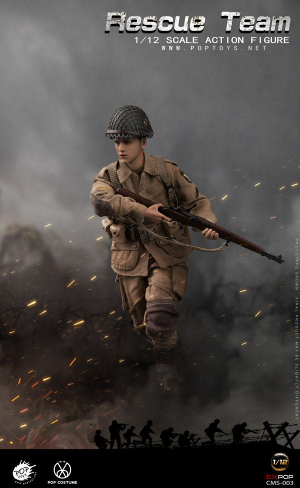 Load image into Gallery viewer, POP Toys - WWII US Rescue Squad Paratrooper 1/12

