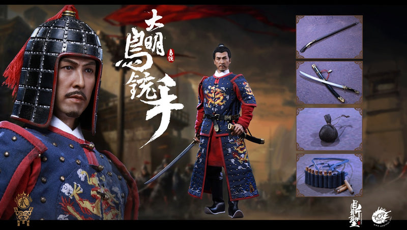 Load image into Gallery viewer, Pop Toys - Ming Dynasty Musketeer Blue
