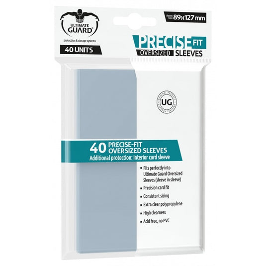 Ultimate Guard - Precise Fit Over Sized Sleeves 40CT