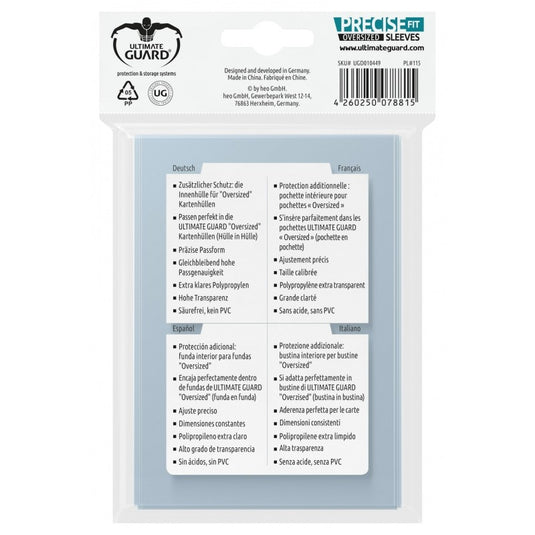 Ultimate Guard - Precise Fit Over Sized Sleeves 40CT