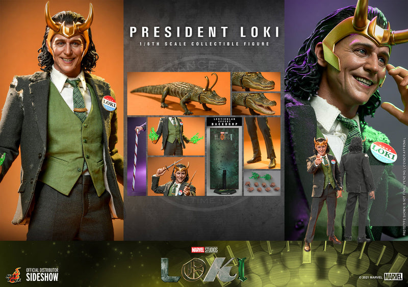 Load image into Gallery viewer, Hot Toys - Loki (T.V Series) - President Loki
