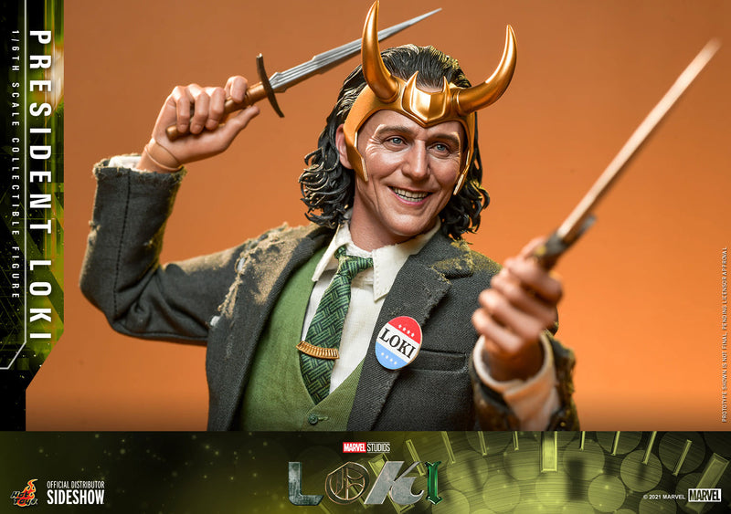 Load image into Gallery viewer, Hot Toys - Loki (T.V Series) - President Loki
