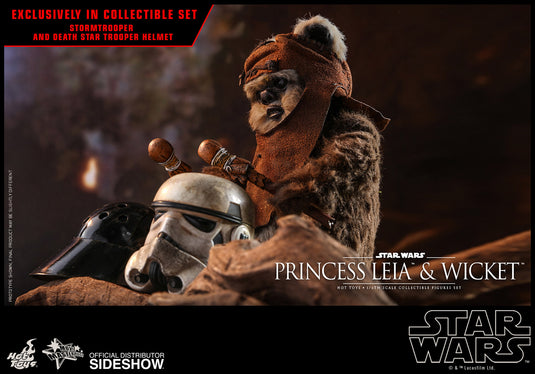 Hot Toys - Star Wars: Return of the Jedi - Princess Leia & Wicket Set