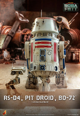 Hot Toys - Star Wars: The Book of Boba Fett - R5-D4, Pit Droid, and BD-72