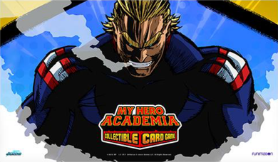 Jasco Games - My Hero Academia CCG: All Might Playmat (14x24 Inches)