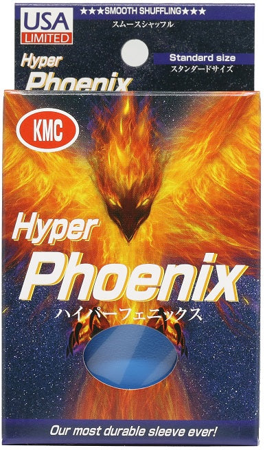 KMC - Hyper Phoenix Sleeves: Matte Blue (100CT)