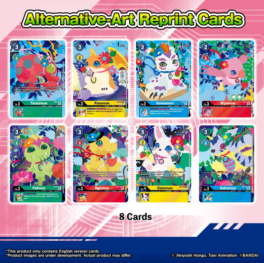 Bandai - Digimon Card Game: Playmat and Card Set 2 Floral Fun (PB-09)