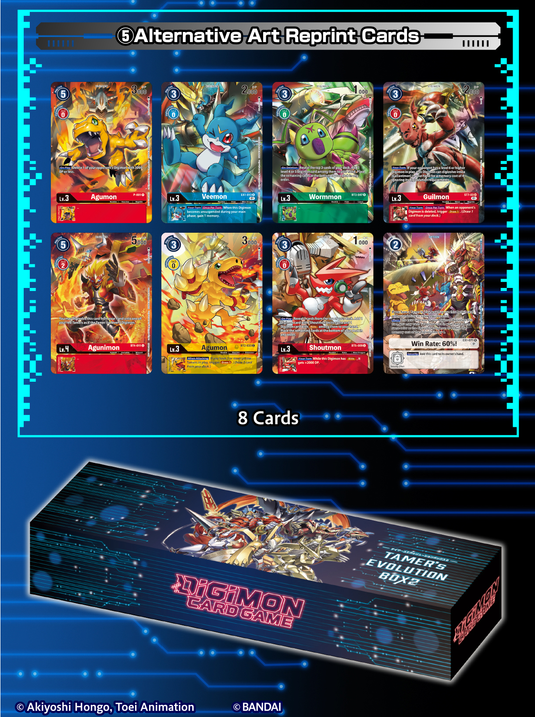 Bandai - Digimon Card Game: Tamer's Evolution Box 2