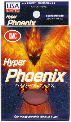 KMC - Hyper Phoenix Sleeves: Matte Red (100CT)