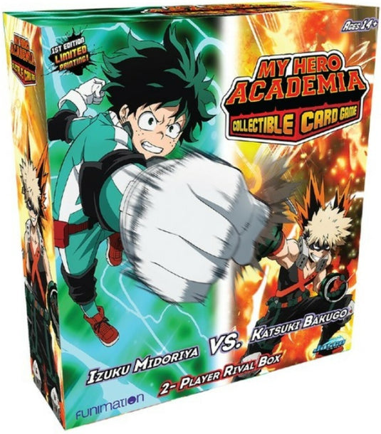 Jasco Games - My Hero Academia CCG: Izuku Midoriya VS Katsuki Bakugo 2-Player Rival Box