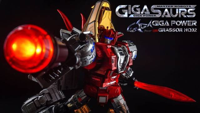 Load image into Gallery viewer, Giga Power - Gigasaurs - HQ02R Grassor - Chrome [Reissue]
