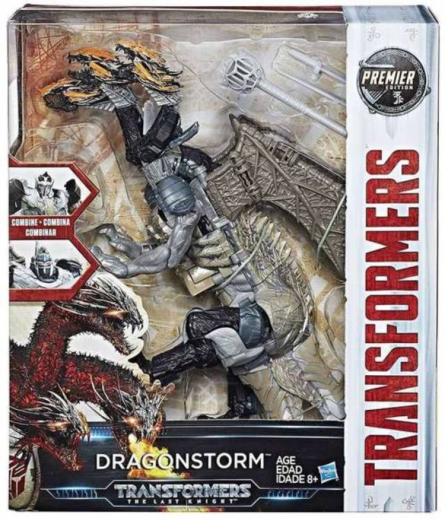 Load image into Gallery viewer, Transformers The Last Knight - Premier Edition Leader Class Dragonstorm and Megatron Set of 2
