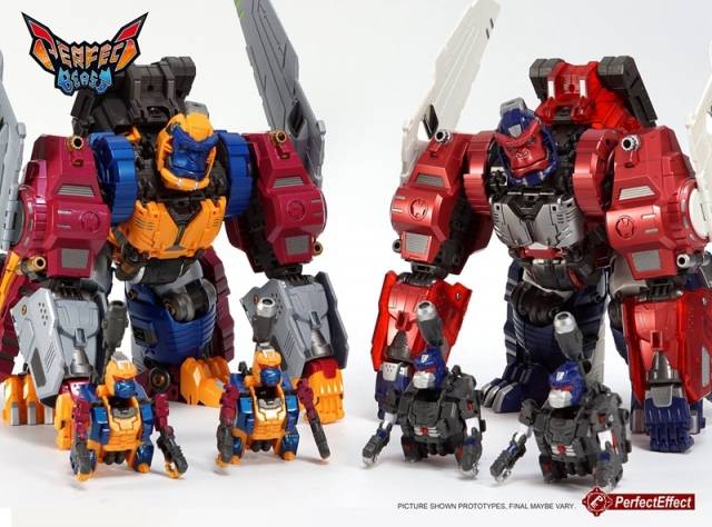 Load image into Gallery viewer, Perfect Effect - PC-19B Perfect Combiner Black Beast Gorira Jr. 2-Pack
