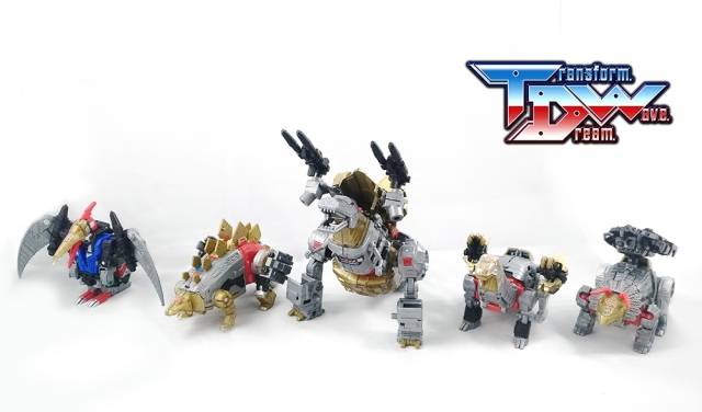 Load image into Gallery viewer, Transform Dream Wave - TCW-06 POTP Dinobots Add-On Set
