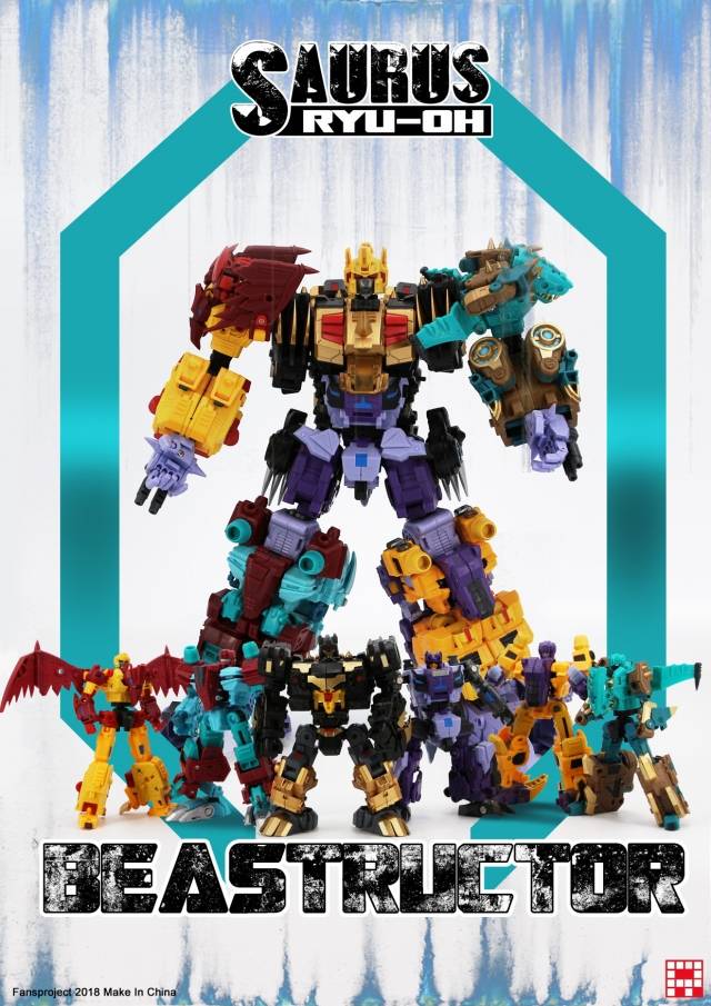 Load image into Gallery viewer, FansProject - Saurus Ryu-Oh: Beastructor
