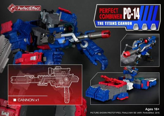 Perfect Effect - PC-14 Perfect Combiner Upgrade Cannon for Titans Return - Fortress Maximus