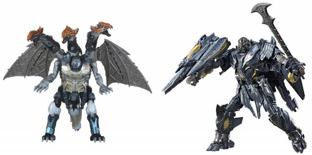 Load image into Gallery viewer, Transformers The Last Knight - Premier Edition Leader Class Dragonstorm and Megatron Set of 2
