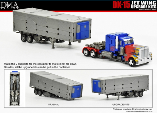 DNA Design - DK-15 Studio Series Optimus Prime Deluxe Upgrade Kit