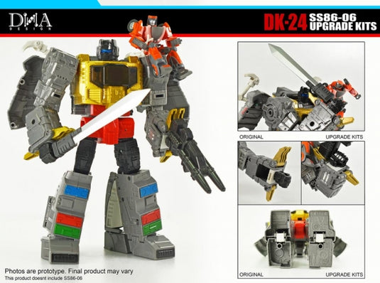 DNA Design - DK-24 SS86-06 Grimlock and Wheelie Upgrade Kit