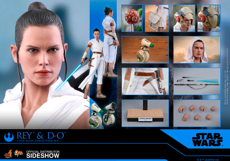 Load image into Gallery viewer, Hot Toys - Star Wars: The Rise of Skywalker - Rey and D-O
