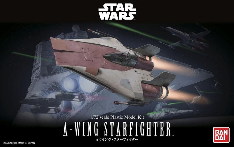 Load image into Gallery viewer, Bandai - Star Wars 1/72 Model - A-Wing Starfighter
