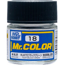 Mr Color 018 Rlm70 Black Green